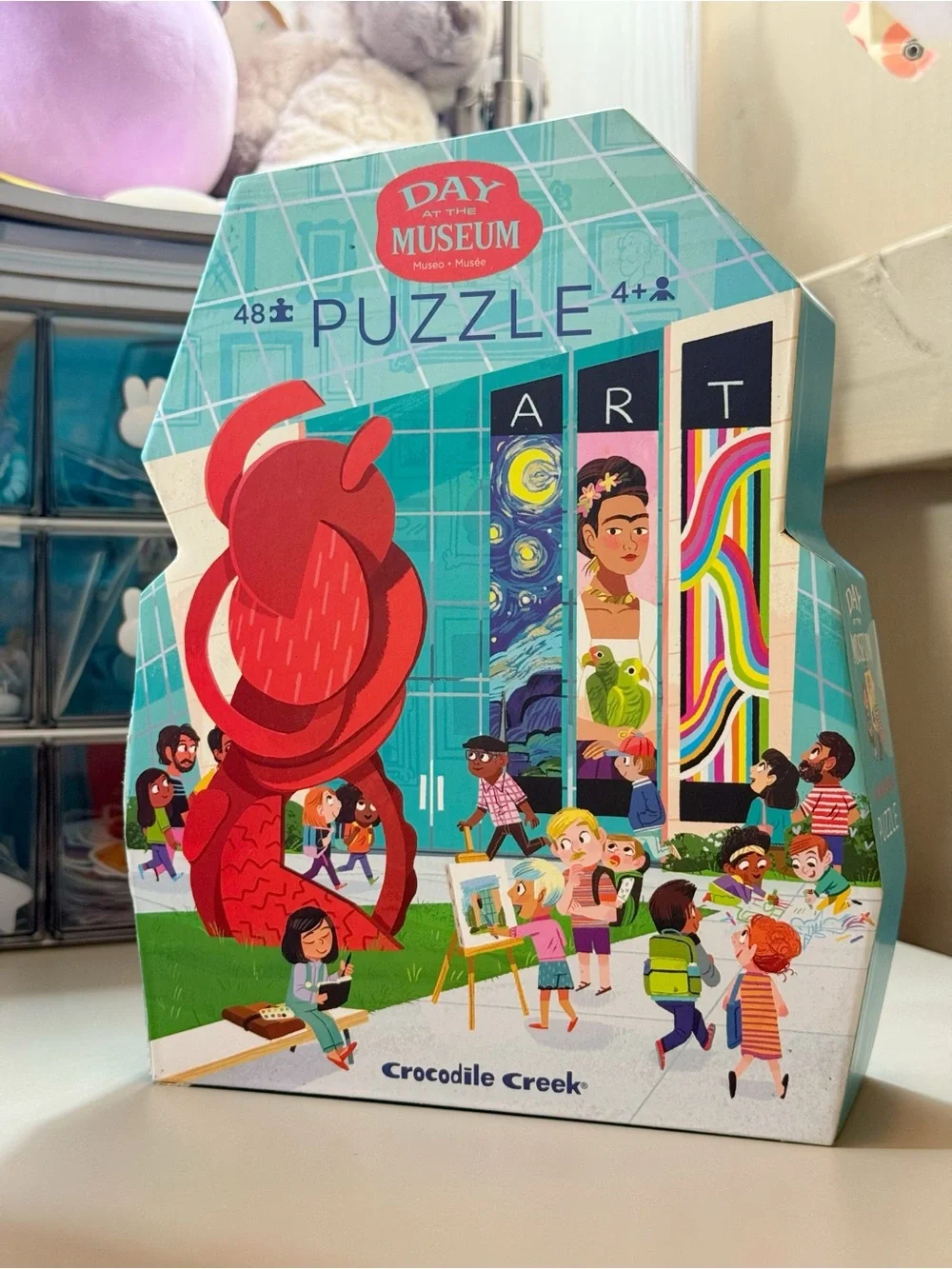 Crocodile Creek | A Day at the Art Museum 48 Piece Puzzle Educational Homeschool